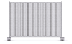 Mobilní oplocení plné SMART LIGHT