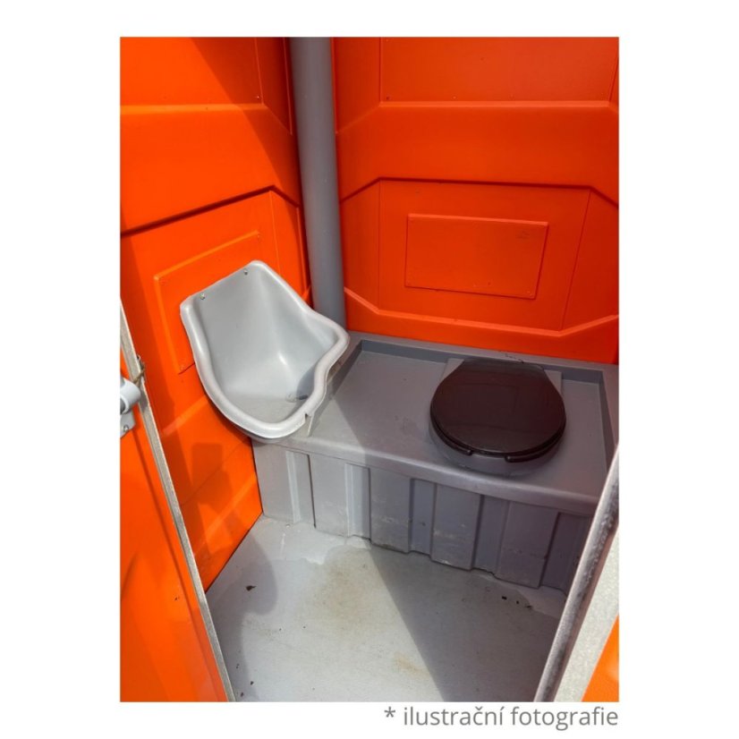 Mobilní toaleta - použitá