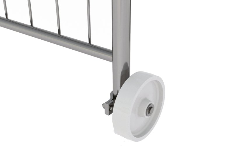 Mobilní kolečko k mobilnímu oplocení