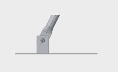 Vzpěra k mobilnímu oplocení P-2