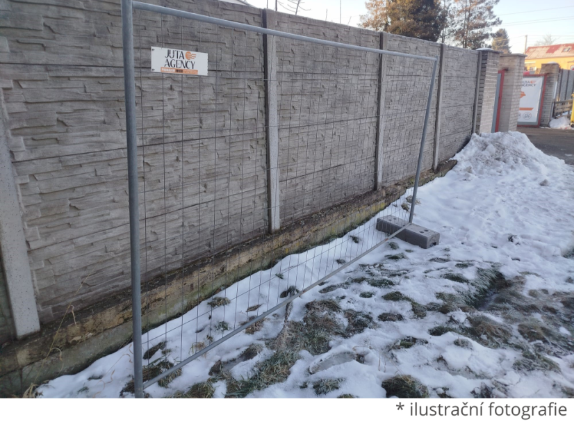 Mobilní oplocení drátěné - použité