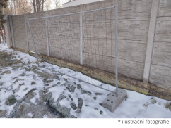 Mobilní oplocení drátěné - použité