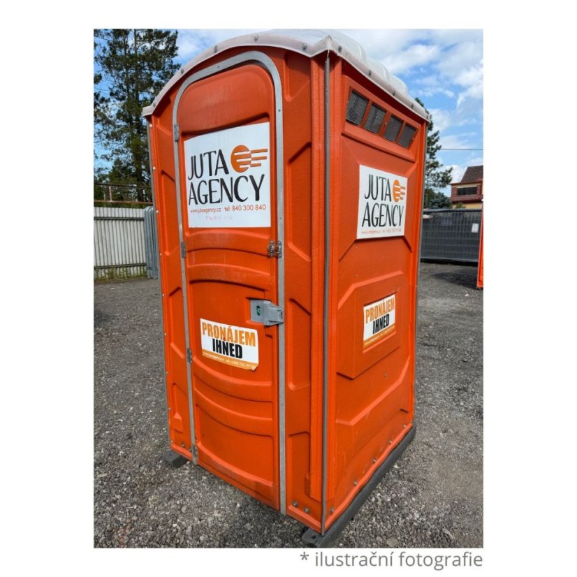 Mobilní toaleta - použitá