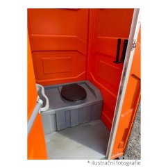 Mobilní toaleta - použitá