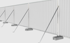 Vzpěra k mobilnímu oplocení P-1