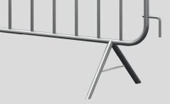 Mobilní oplocení nízké samostojné CITY STANDARD LIGHT