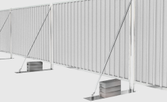 Vzpěra k mobilnímu oplocení P-2