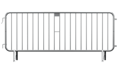 Mobilní oplocení nízké samostojné CITY STANDARD