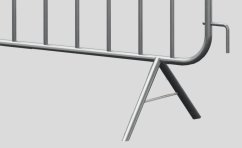 Mobilní oplocení nízké samostojné CITY STANDARD LIGHT